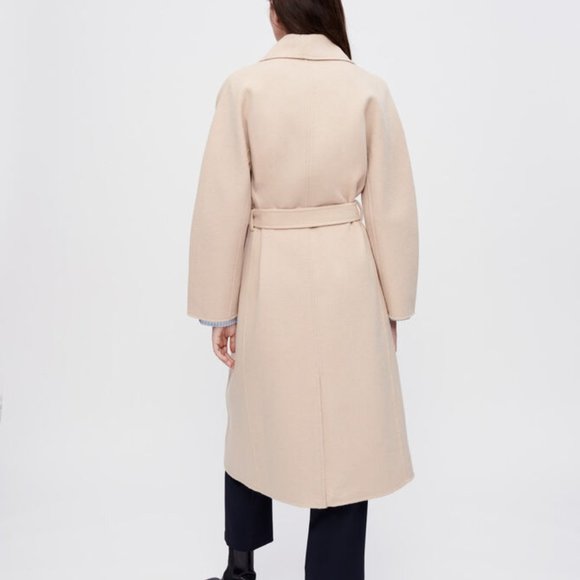 maje gwenn double sided wool coat